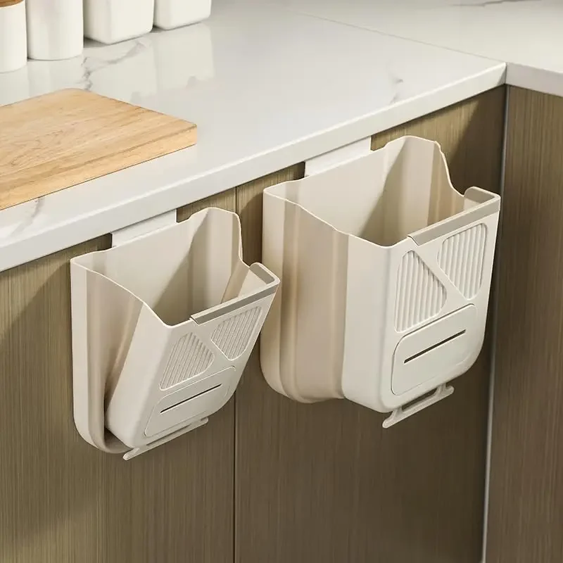 Cubo De Basura Para Montaje En Gabinete Espacios Reducidos Gris