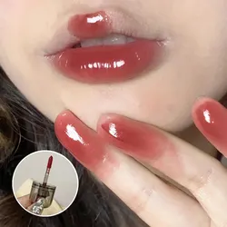 Enveloping Ice Night Mirror Lip Glaze - Instant Moisture & Shine (05 Ice Night Red)