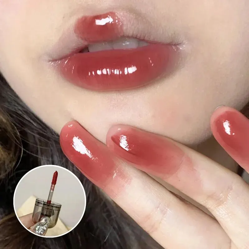 HERORANGEHR564 Enveloping Ice Night Mirror Lip Glaze Moisturizing and Moisturizing Lip Film Forming Quickly 4