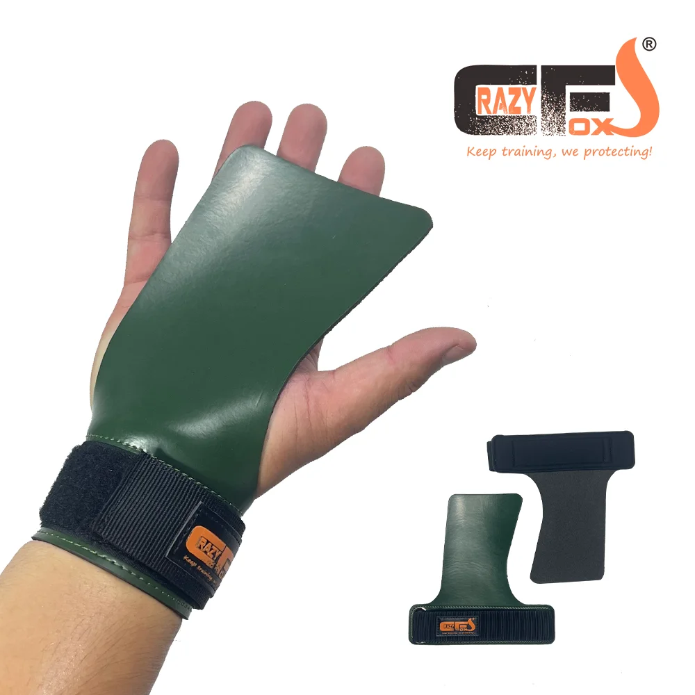 Rubber chalk free weight Lifting Grips Heavy Duty Straps Alternative Power Lifting Hooks for Deadlift Wrist Support Calleras 2