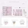 FLORTTE Little Bow Collection Lipstick Lip Cream ALL IN Gift Set Professional Makeup Kit Box Moisturizing Hydrating Lip Glow 2