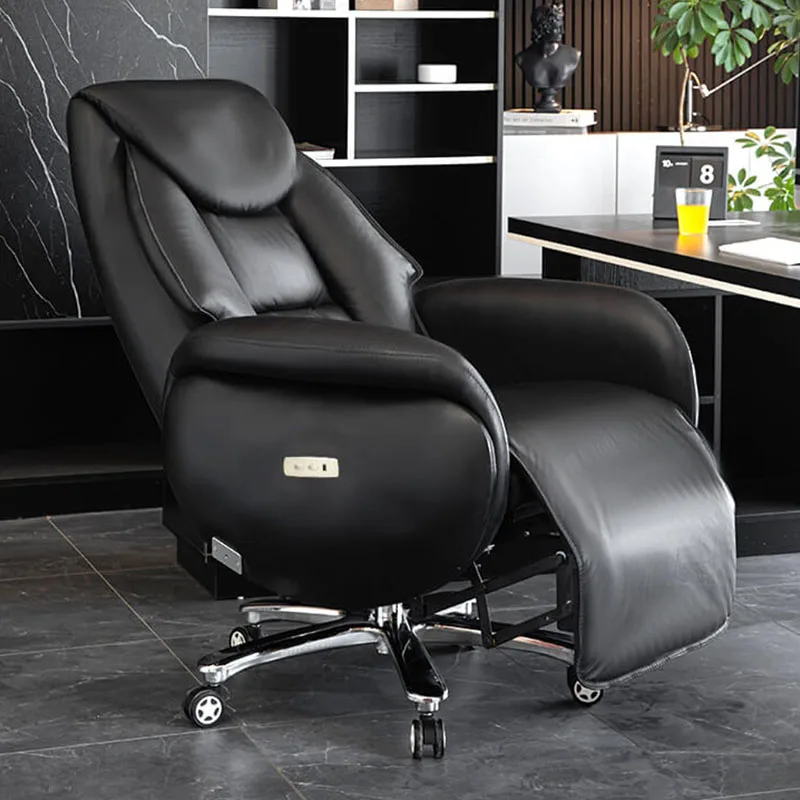 Designer Leather Office Chair Desk Pillow Swivel Execcery Comfort Office Chair Back Support Nordic Cadeira De Escritorio Chairs water circulation shampoo chairs head spa luxury hairdressing shampoo chairs pillow lounge comfort sillas furniture wz50sc