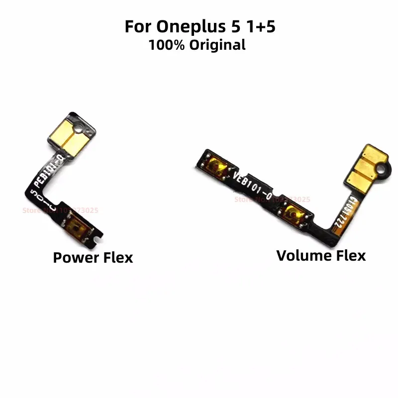 

Оригинальные модели боковых кнопок FCB разъем для Oneplus 5 Oneplus5 1 + 5 выключатель питания FCB замена гибкого кабеля