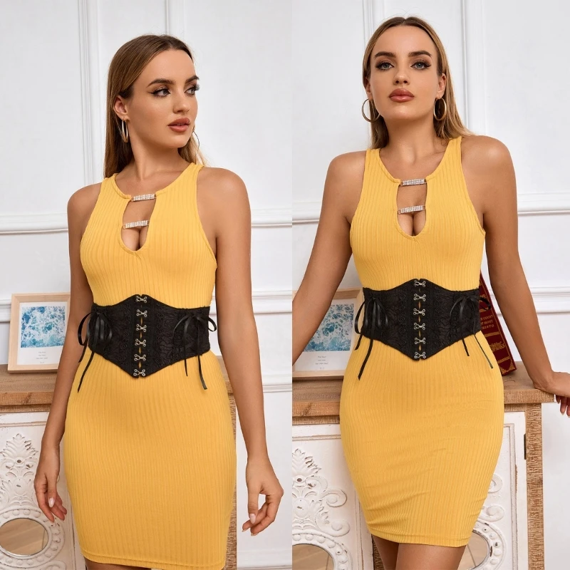 

Corsets for Woman Adjustable Elastic Corset Sexy Bustier Corset Top Lingeries