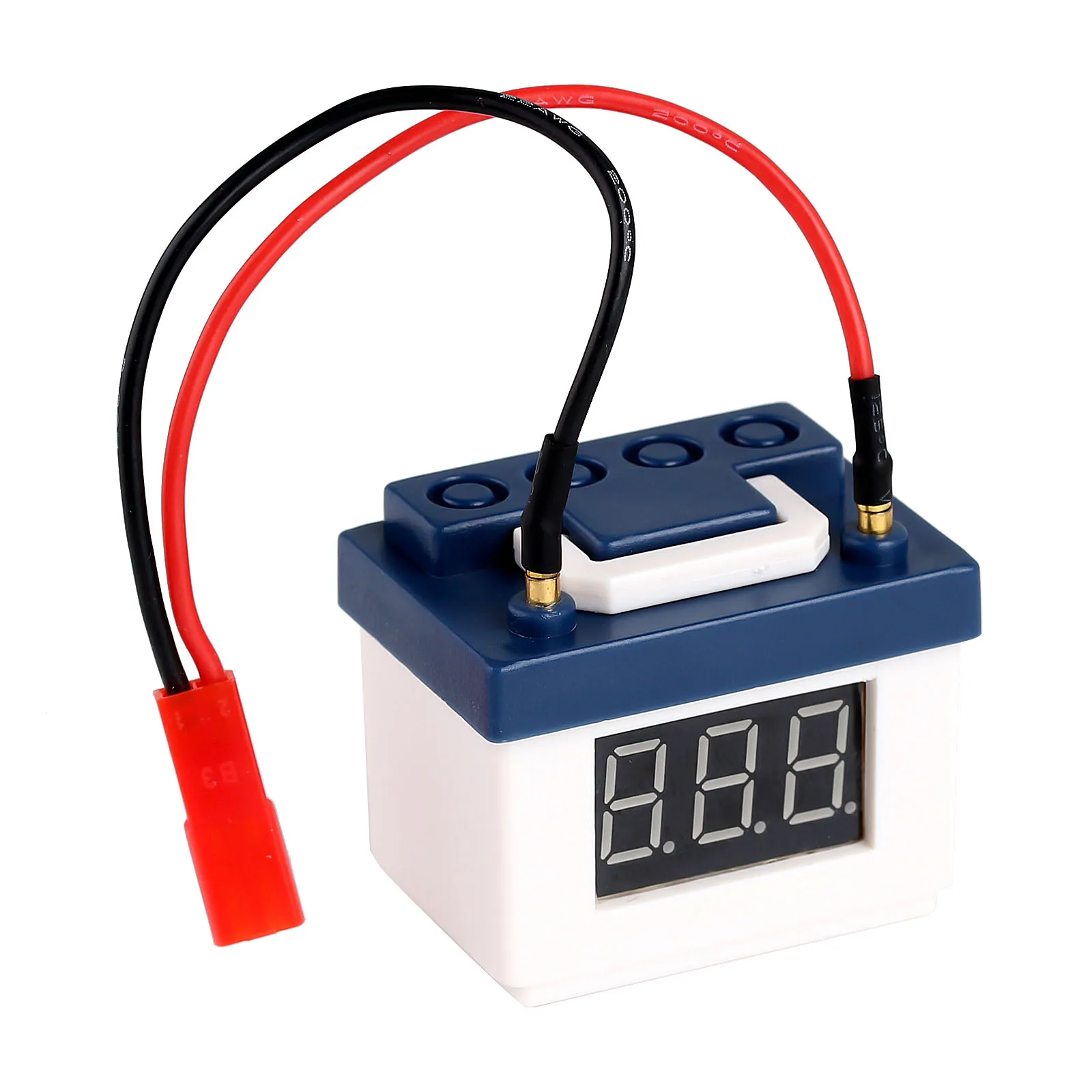 Details about   Simulation Battery Battery LiPo Low Voltage Alarm For 1/8 1/10 RC Car Decoration 