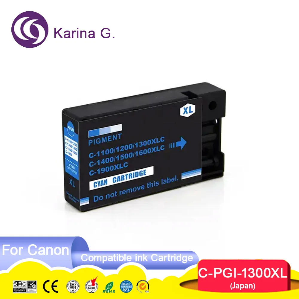 1300XL PGI-1300 PGI1300XL Premium Compatible Color Inkjet Ink Cartridge for MAX