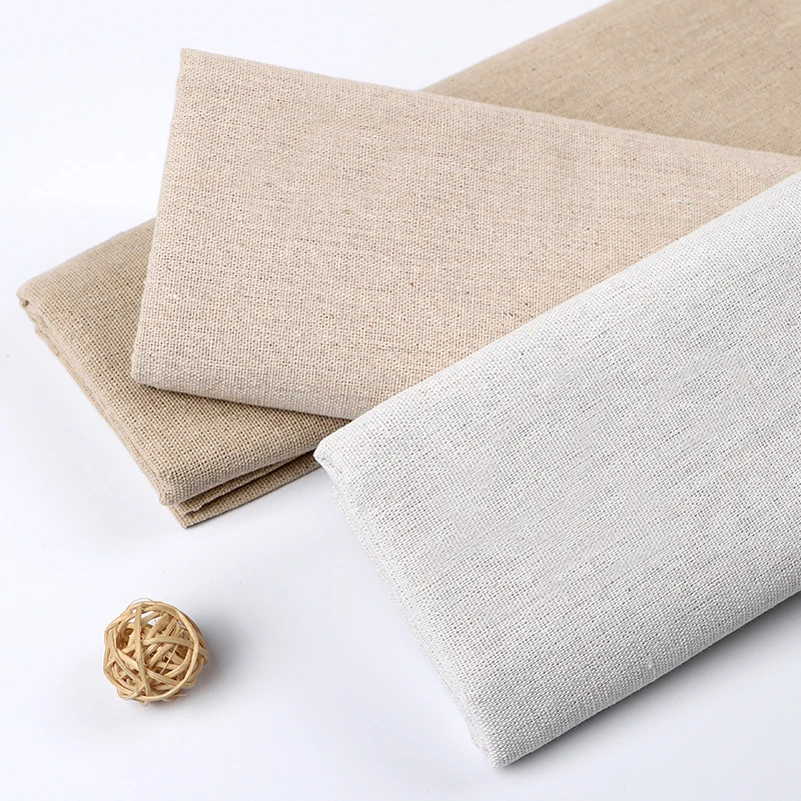 FINGERCRAFT Tovaglioli Di Stoffa In Lino E Cotone – 12 Pezzi, 30x30 Cm, Bianco, Angoli Smussati, Qualità Premium – Perfetti Per Cene Eleganti E Uso Quotidiano - 4