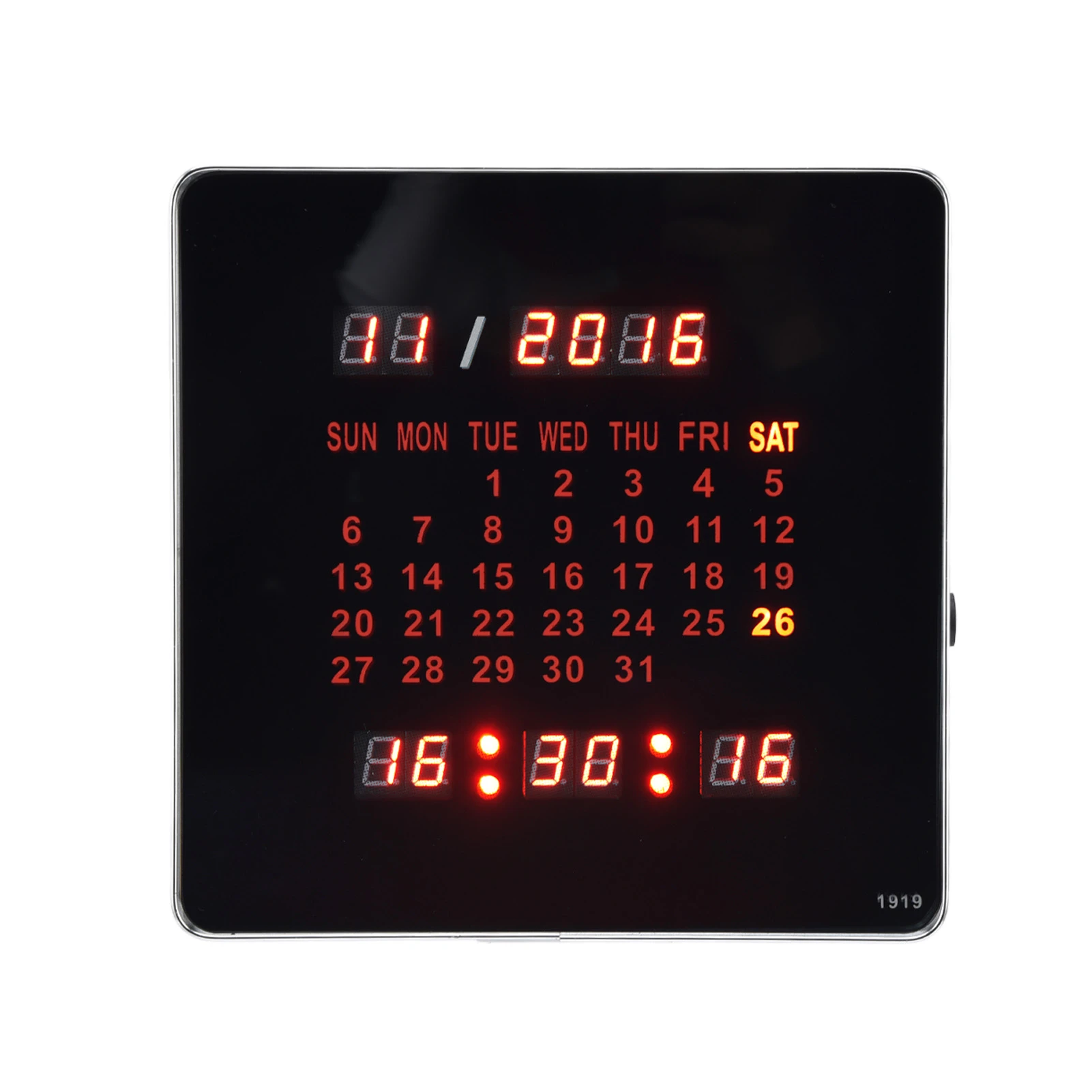 Часы Электронные Настенные | Digital Calendar Electronic Clock Led Wall -  Led - Aliexpress