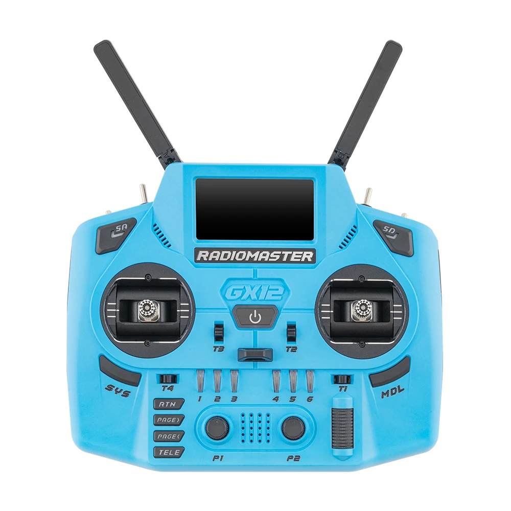 Radiomaster GX12 Crush Iceberg Blue Dual-Band ELRS 2.4GHz Sub-G 900MHz Xrossband Gemini-X Radio Controller
