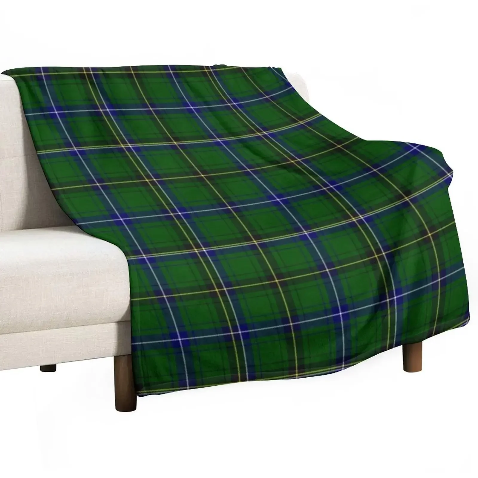 

Clan Henderson Tartan Throw Blanket Soft Plaid Vintage Blankets