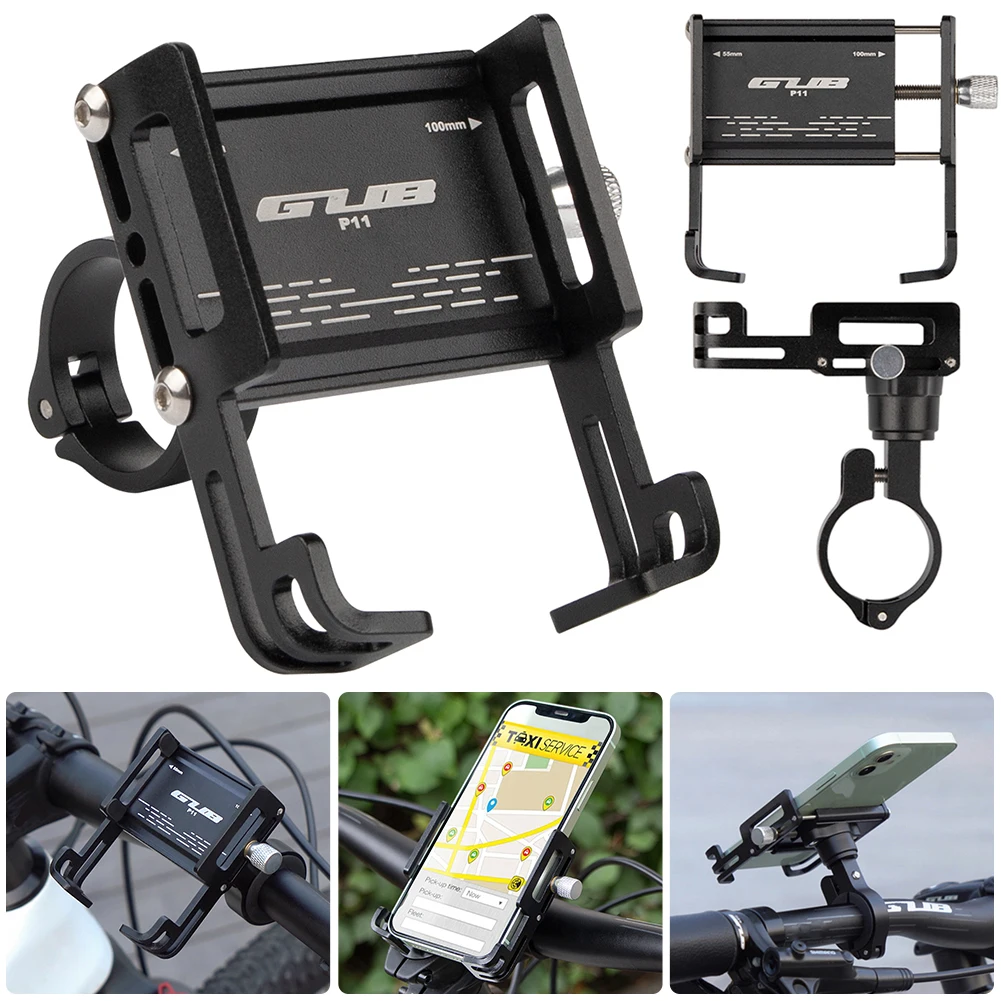 Bicycle Stem Cell Phone Mount Bicycle Mount Phone Holder Universal Bike Cycling Phone Clamp Fit for 1.96 To 3.93 in Smartphone