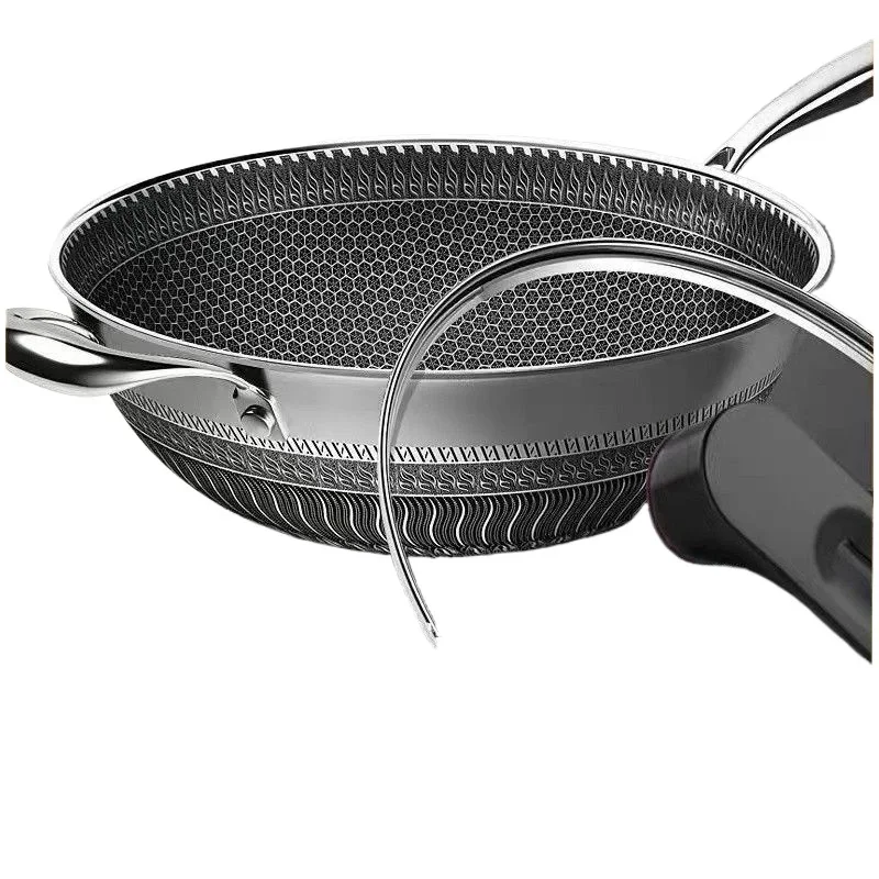 Frigideira-plana-de-a-o-inoxid-vel-316-frigideira-antiaderente-para ...