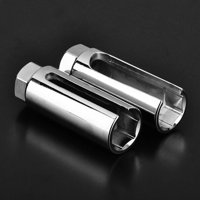 Oxygen Sensor Socket Wrench - Heat-Treated for Strength  Size 22mm 12.5mm/ 1/2-inch Lambda-Probe Socket 5