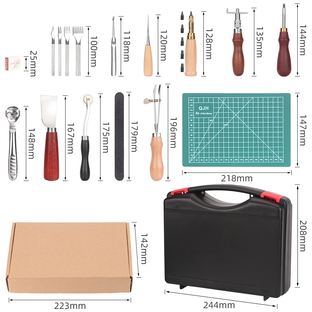 Leather Craft Tools Set Professional  Professional Leather Craft Tools Kit  - Leathercraft Tool Sets - Aliexpress