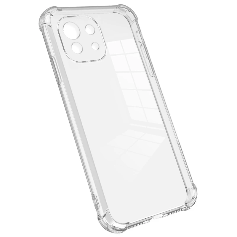 Shockproof Clear Silicone Phone Case - Transparent Protective Cover