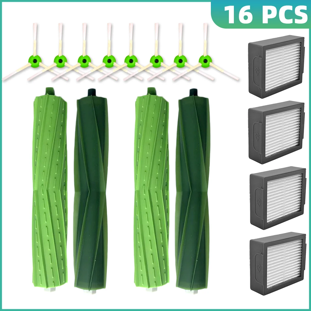 Enhanced Replacement Parts Kit for iRobot Roomba - Main Brush, Side Brush, and Filter Set