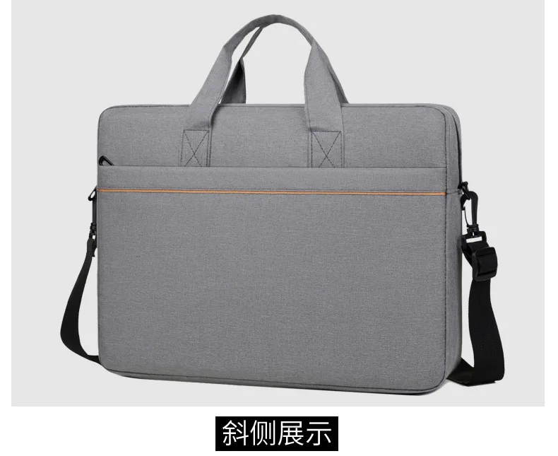 Men's 15-16 Inch Laptop Bag Large Capacity Business Briefcase Inner Bag Storage Single Shoulder Bag Oxford Cloth Shockproof