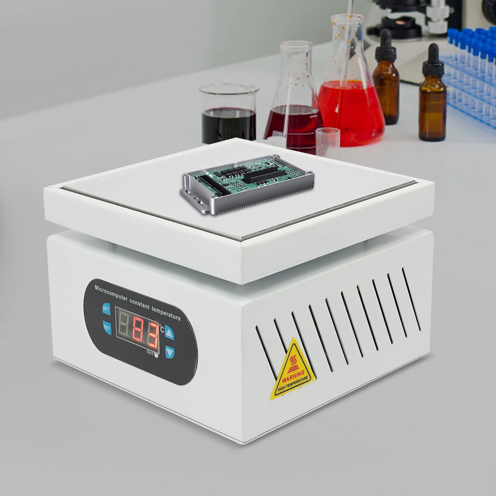 Electric Soldering Hot Plate 350/500/700W Adjustable Electric Soldering Hot Plate Preheating Welder Microcomputer Electric Hot Plate EU/US