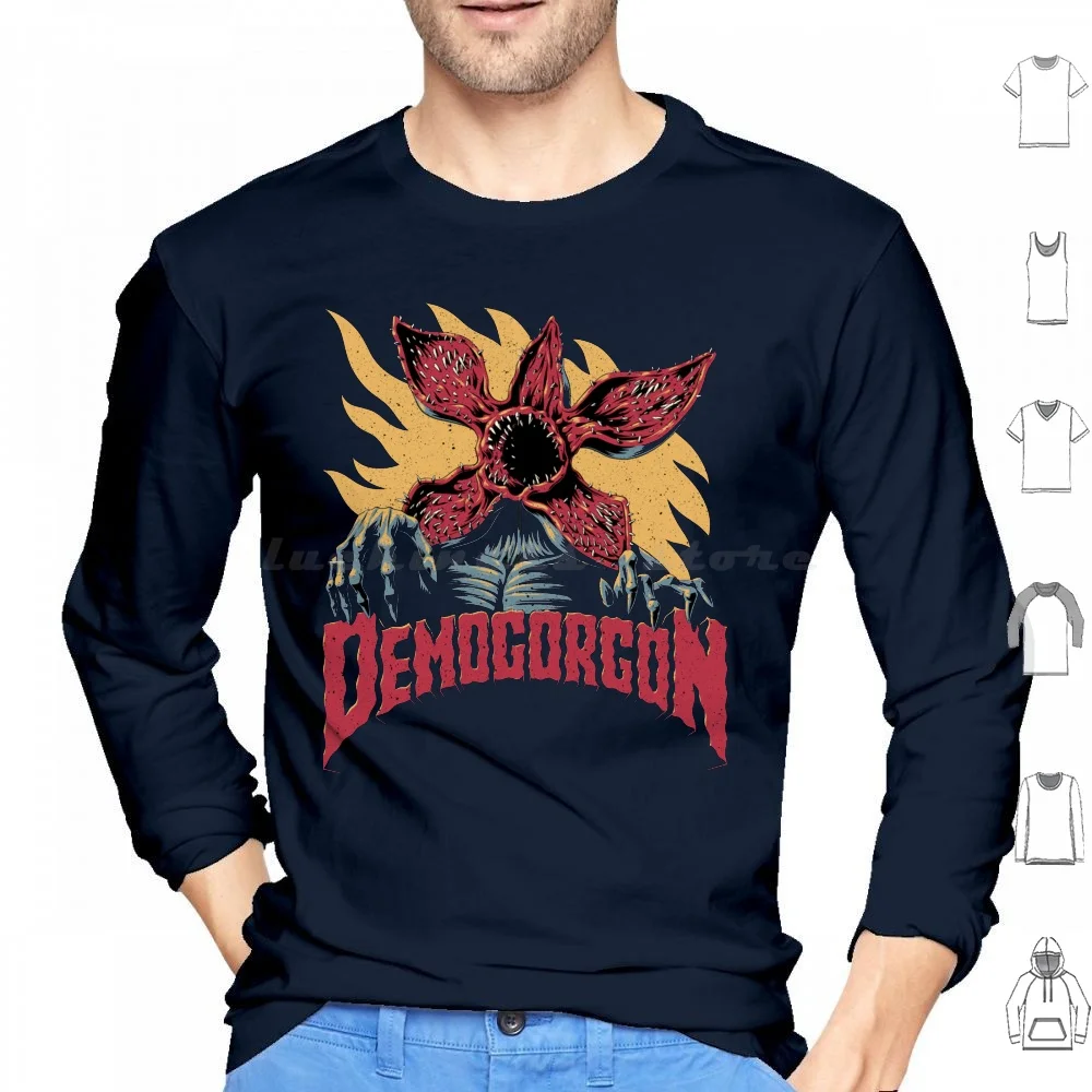 thumbnail image 1 of Demogorgon Hoodies Long Sleeve Demogorgon Eleven Netflix Dustin Stranger Mike Things Lucas Upside Down 80S Tv Horror, 1 of 5