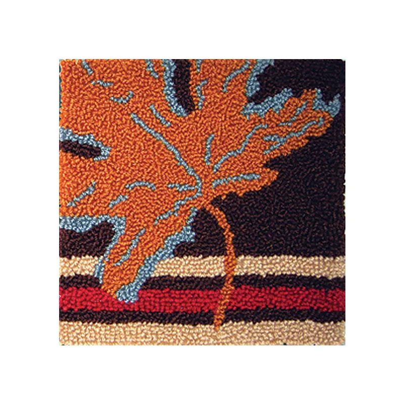 New Decorative Cartoon Carpet Crocheting Kit DIY Cushion Carpet Flower Latch  Hook Rug Kit Needlework Crocheting Embroidery