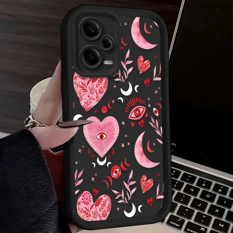 Chic Pink Heart-Shaped Phone Case - Stylish Protective Cover