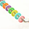 Fromthenon Binder Notebook Plastic Disc Rings 28/32/24mm Macaroon Color Binding Discs In Heart Shape for Mushroom Hole Planner 5