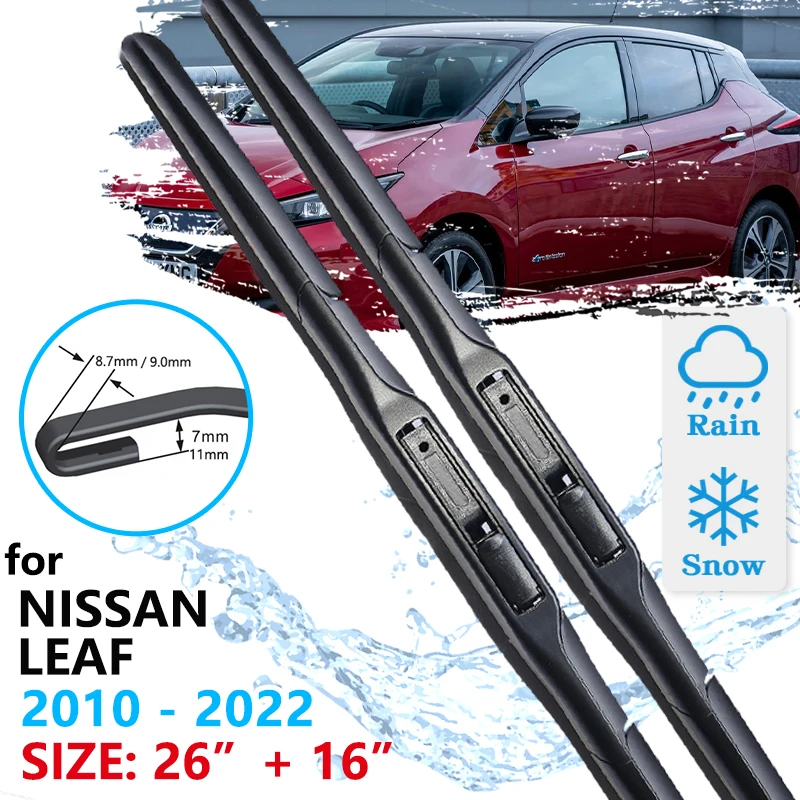 Car Front Wiper Blade For Nissan Leaf ZE0 AZE0 ZE1 20102022 Windscreen