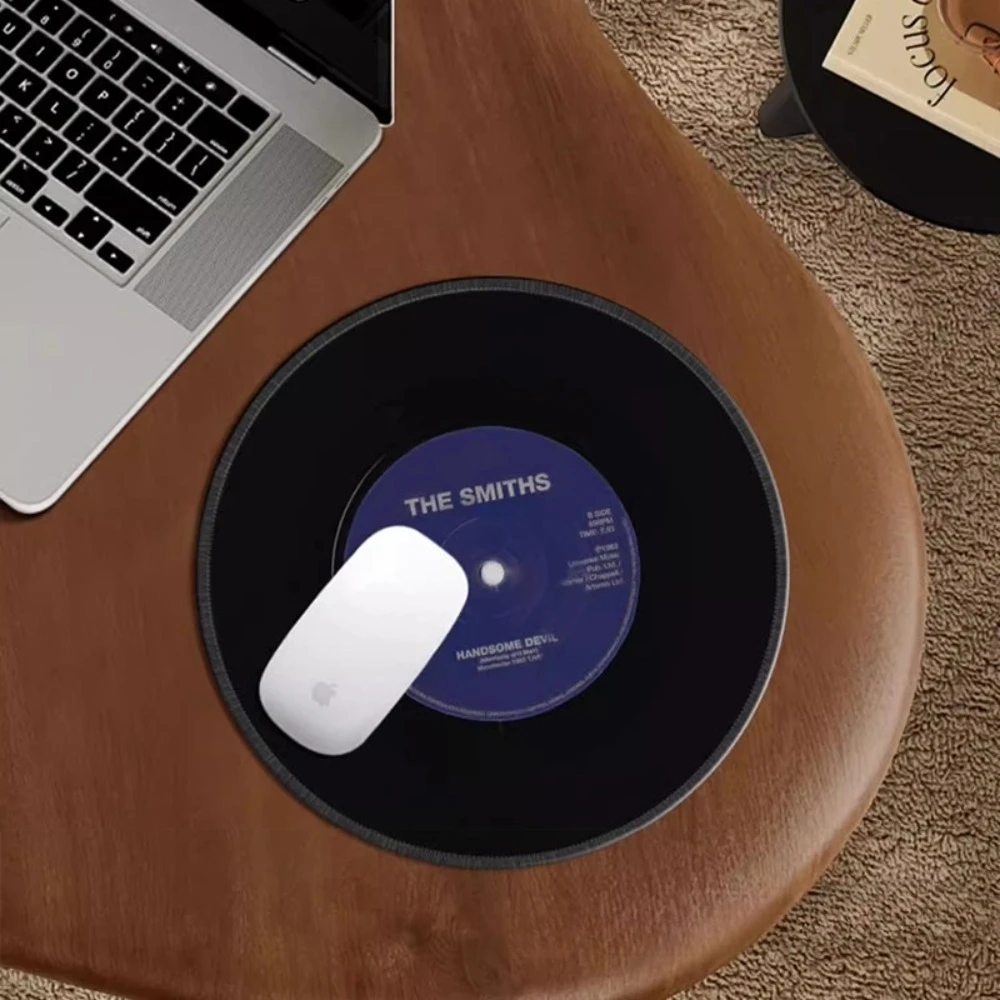 Kawaii Pink Round Mouse Pad - Cute and Creative Office Desk Accessory