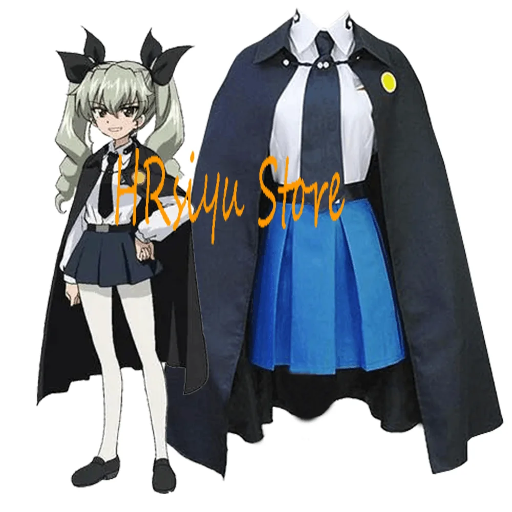 

Anime Cosplay Girls und Panzer Costume Girls high School Uniform Halloween Cos