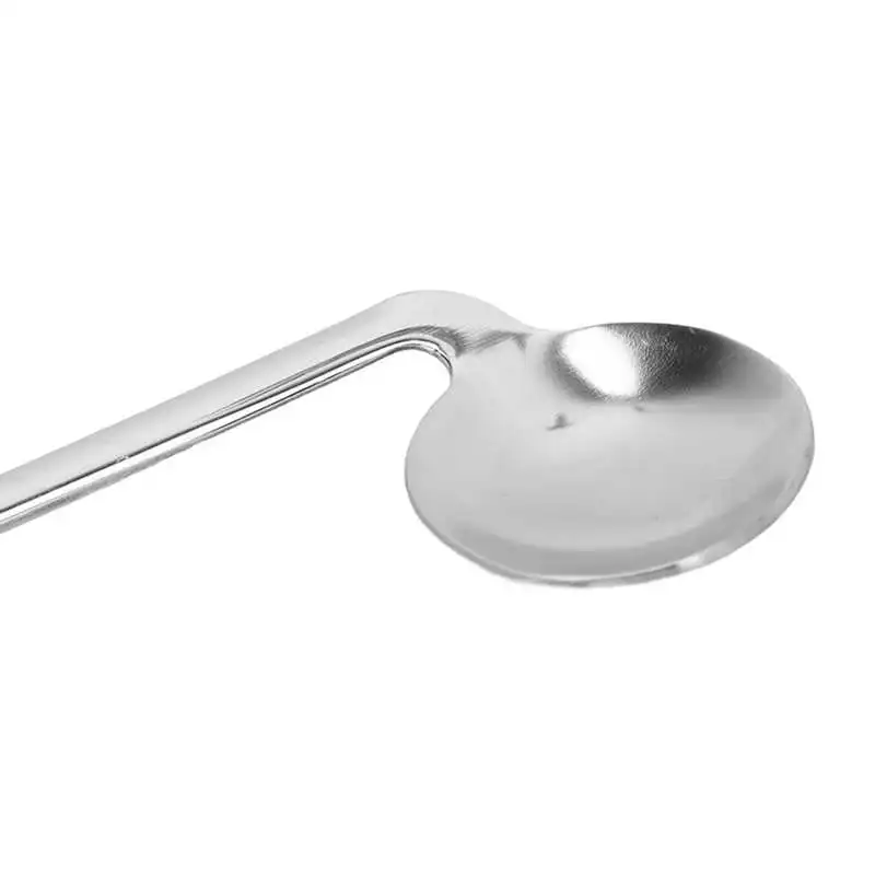 Curved Spoon Stainless Steel Curved Utensils Self Feeding Utensil Angled Spoons for Elderly Patients Parkinson Hand Fibrillation feeding spoon