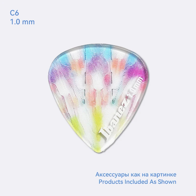 Ibanez Guitar Picks Kaleidoscope Series2 Transparent Color