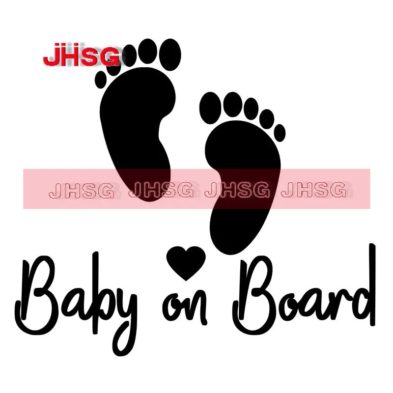 

Funny footprints on stroller warning signs vinyl car decal stickers for modern stickers pvc waterproof stickers personalization