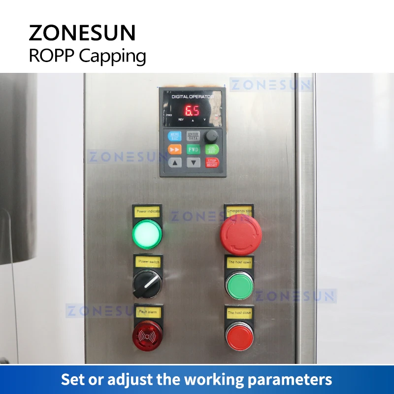 ZONESUN Automatic ROPP Capping Machine | High-Speed Bottle Sealing for Olive Oil ZS-XG440C4 2