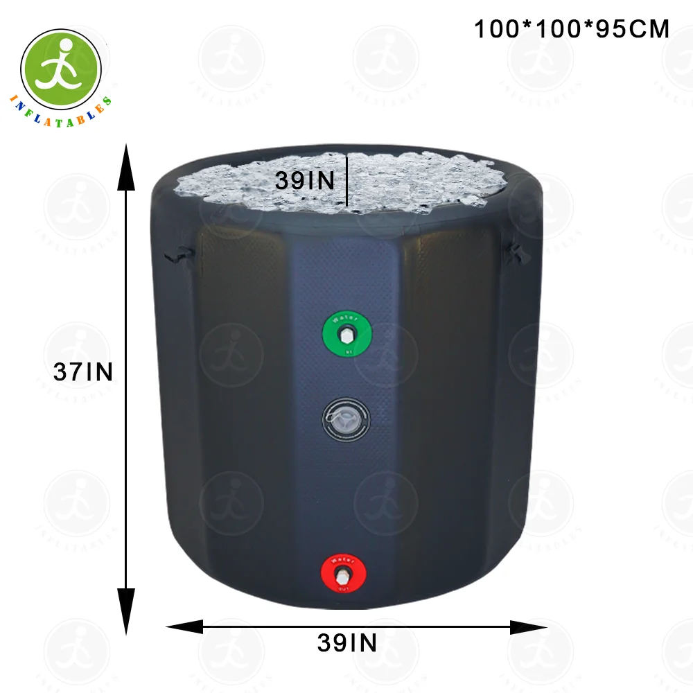 Winter Clearance! Portable Ice Bath, Outdoor Inflatable Ice Bath Cold Water Spa Portable Foldable Sports Ice Bath Tub Inflatable 3