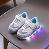 Funny LED Shoes for Children 0-3 Yrs Childhood Baby Boy Flat Shoes Luminous Sole Children Sneaker New Toddler Girls Shoes H06204 2