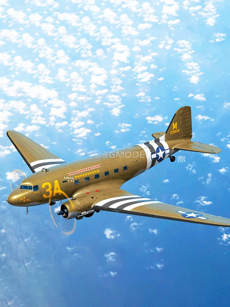 아카데미 조립 항공기 모델 키트 12633 C-47 더글라스, 에어 트레인 트랜스포터 1/144