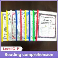 Reading Comprehension Level C-P Workbook Question Guided Reading Practice Learning English Toys for Children Kid Montessori 1
