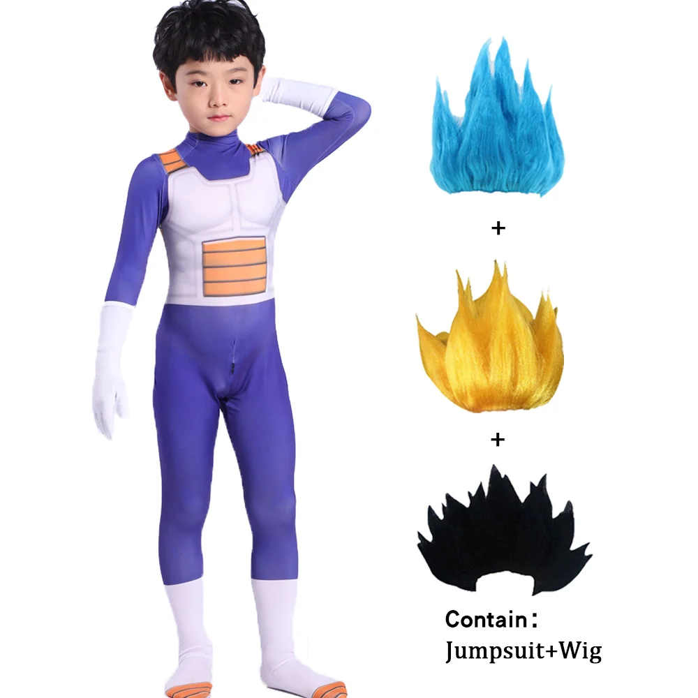 Halloween Adult Children Suits Son Goku Movie Baby Kids Vegeta Boy