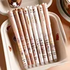 4/26/56pcs Set Creative Brown Bear Pufferfish Erasable Pen, 0.5mm Blue/Black Ink Refill-Smooth Writing Pen Body Anti Slip Design 4
