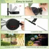 7 Head Orchid Flower Solar Lights Outdoor Waterproof Landscape Decor Lamp for Garden Yard Pathway Porch Lawn Backyard Decoration 5