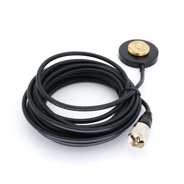 Car Taxi Mobile Radio Antenna NMO Mount Magnetic Base mount 3 meters RG58U  Cable N male connector - AliExpress