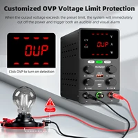 KUAIQU Switching Bench Power Supply Adjustable 30V 5A 10A 60V 120V ,OCP OVP Function Variable DC Power Supply Voltage Regulator - Image 2