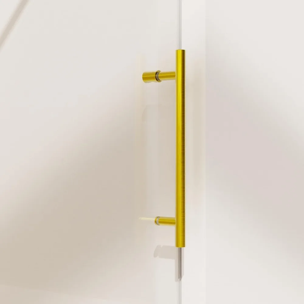 Tub Shower Door, 56-60" W * 66" H Frameless Single Sliding Shower Doors for Bathtub, Bathroom Shower Door with Towel Rail 4
