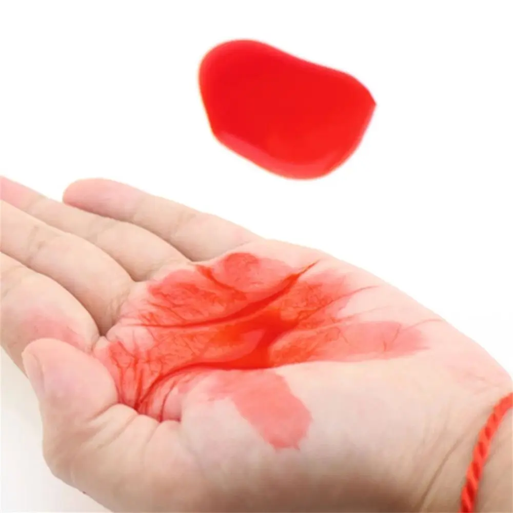 10Pcs Realistic Funny Vampire Party Props Hematemesis Capsules Fake Blood Pills Trick Toys Prank Toy