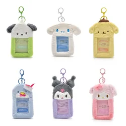 Sanrio Kuromi Melody Cartoon Photo Card Holder Bus Card Bank Id Card Protective Display Sleeves Students Bag Pendant Gifts
