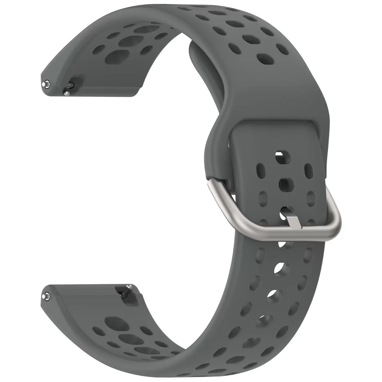 Enhanced Silicone Sport Band - Breathable Soft Bracelet Strap