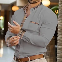 Camisa Manga Larga Hombre 25 Colores | Bolsillo, Transpirable, Casual Exterior, Moda XS-6XL