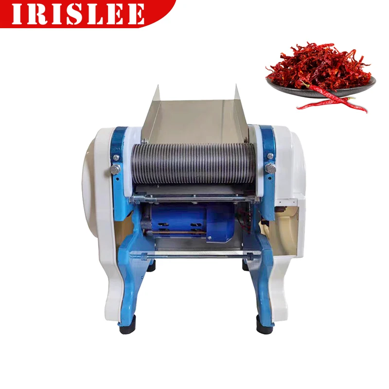 Electric 220V Dried Red Chili Cutting Machine Hot Red Dry Pepper Cutter Dry Chili Shredder Machine For Sale