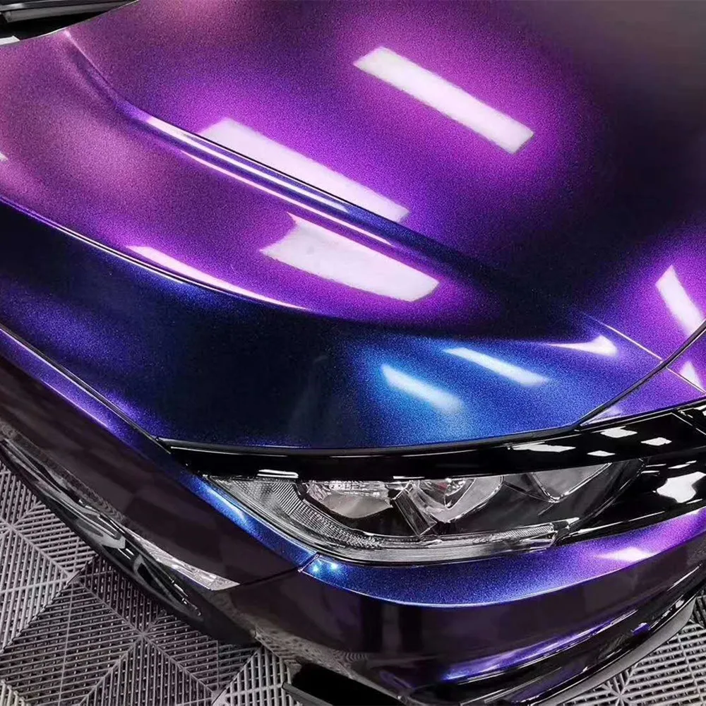

Sunice Глянцевая хамелеоновая фиолетовая красная автомобильная пленка виниловая Автомобильная Наклейка Лист виниловая пленка автомобильный Стайлинг мотоциклетная наклейка без пузырьков