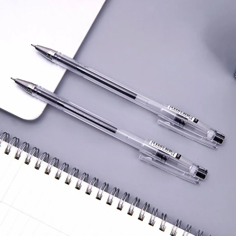 3 pcs/lot 0.3mm Fine Gel Pens Chinese Elegant Black Finance Needle Pens For Writing Office School Supplies Kawaii Stationery Pen 2